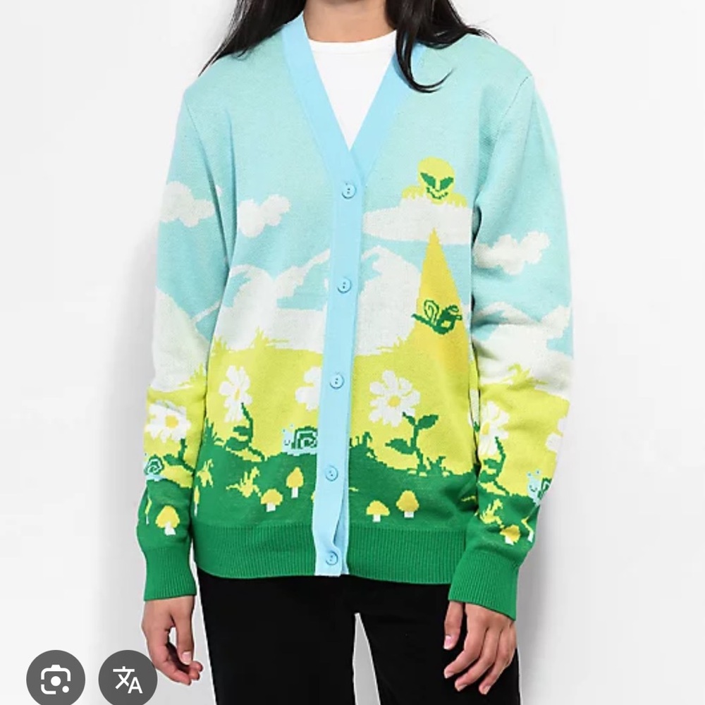 ALab Blue V-Neck Sweater